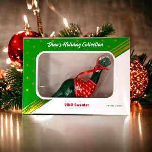 Sinclair Gas & Oil Christmas Ornament Holiday Dino Sweater 5th In Series 2021
